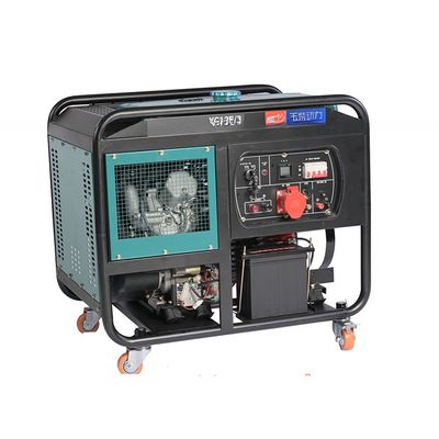 Απομακρυσμένη εκκίνηση 12.5kva γεννήτρια ντίζελ με πλήρη αντιδραστήρα χαλκού και συχνότητα