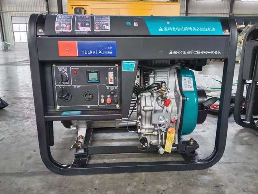 Συσκευή γεννήτριας ντίζελ 10KVA με 100% εναλλακτικό πλήρους χαλκού και ηλεκτρική εκκίνηση συνεχούς ρεύματος 24V
