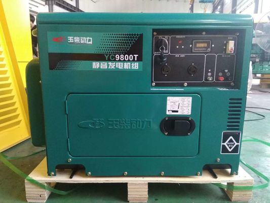 Συσκευή γεννήτριας ντίζελ 10KVA με 100% εναλλακτικό πλήρους χαλκού και ηλεκτρική εκκίνηση συνεχούς ρεύματος 24V