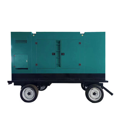 100kva 3 φάσεις γεννήτρια ισχύος σύνολο 60hz 120/240v τύπου ντίζελ ρυμουλκούμενο με απομακρυσμένη εκκίνηση και αυτόματη εκκίνηση τύπου κάλυψης